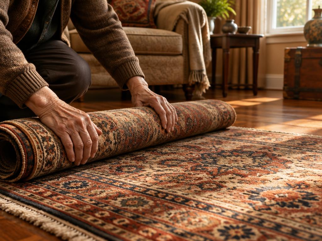 Tapis de Tabriz racheté à une succession